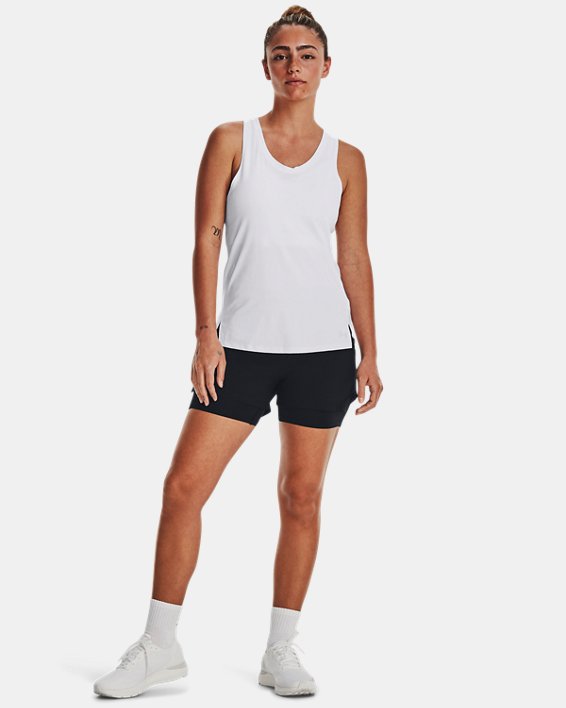 Women's UA Iso-Chill Laser Tank in White image number 2
